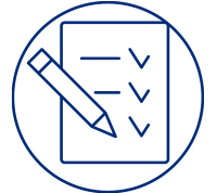 vector drawing of a checklist